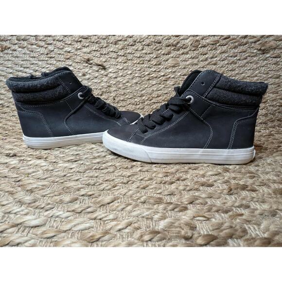 Blowfish Malibu Side Zipper Boots Womens Size 7 M Black White Booties - Picture 3 of 9